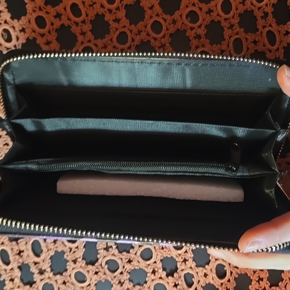 Purple and Blue Women's Wallet - Picture 4 of 5